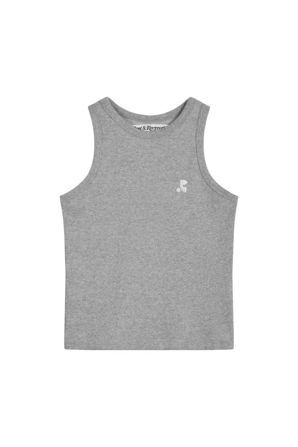 WAFFLE SLEEVELESS - GREY