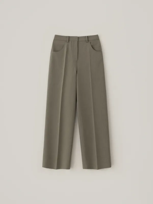 Nilson Straight Slacks - Beige