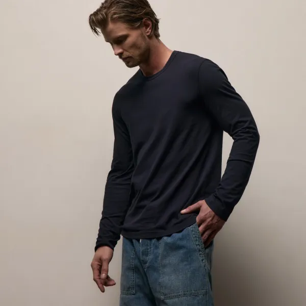 Long Sleeve Crew Neck - Deep