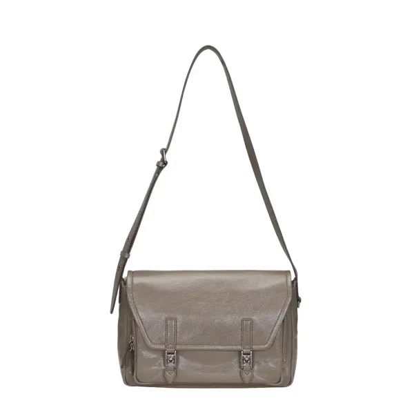 [아울렛] Hey Double Pocket Leather Shoulder S (헤이 더블 포켓 레더 숄더 스몰) Etoffe