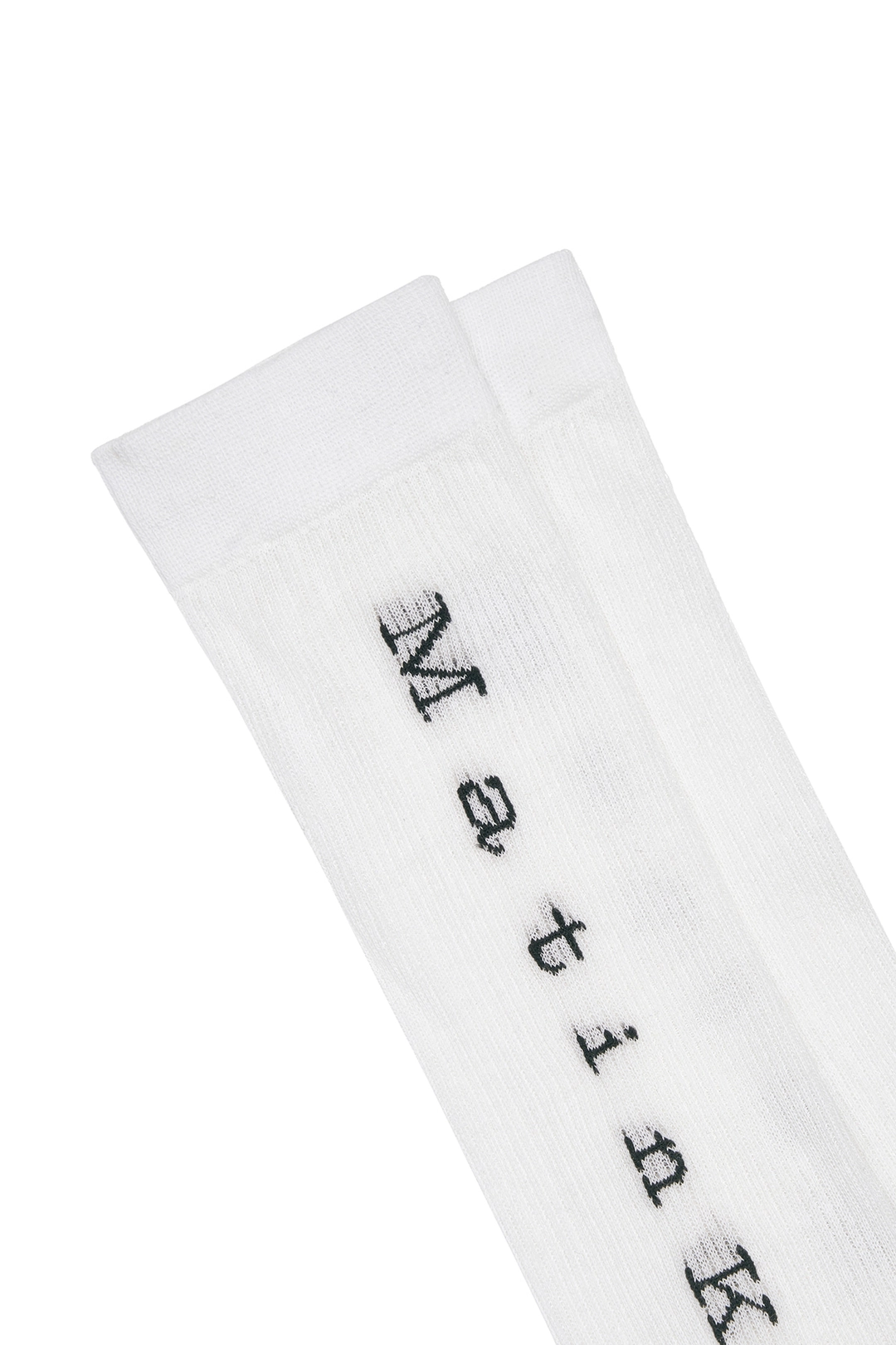 마뗑킴 MATIN JACQUARD LIGHT SOCKS IN WHITE 상품 이미지 2
