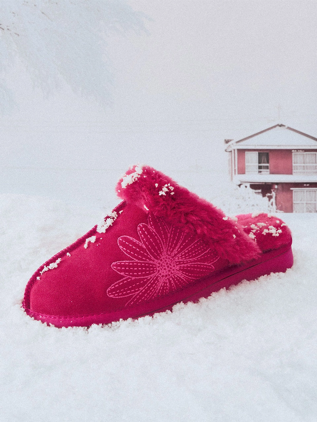 마르디 메크르디 CLASSIQUE SLIPPER (2CM)_HOT PINK 상품 이미지 1