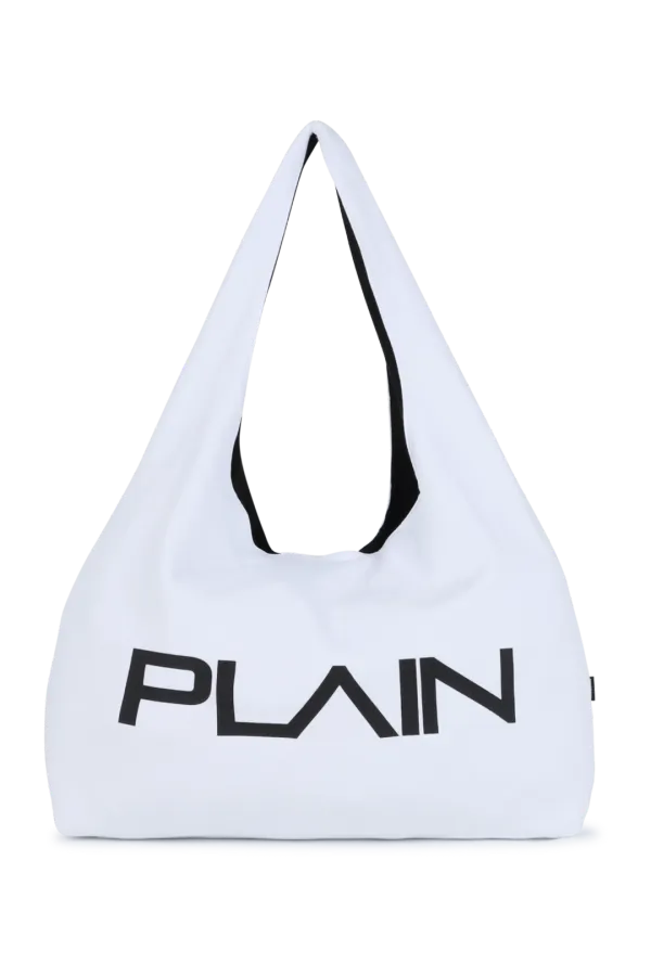 PLAIN REVERSIBLE SWEAT BAG WHITE