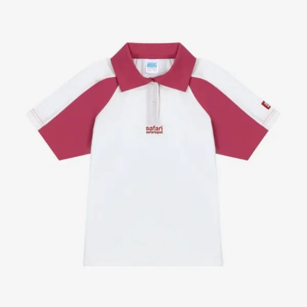 1/2 AUTHENTIC TABLE TENNIS TRAINNE TEE (WHITE/PINK)