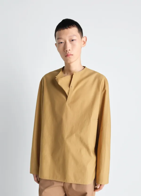 VAREUSE TOP IN WASHED COTTON SILK