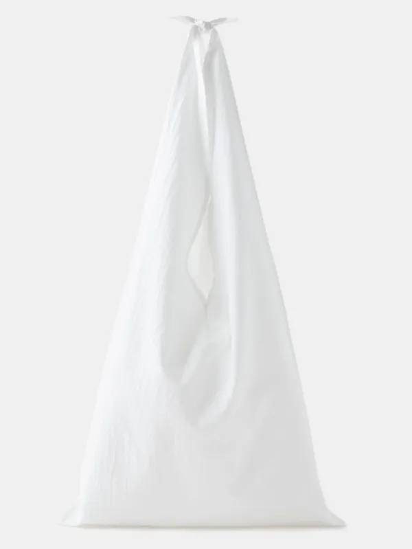 2nd /Cotton Tie Bag (white)