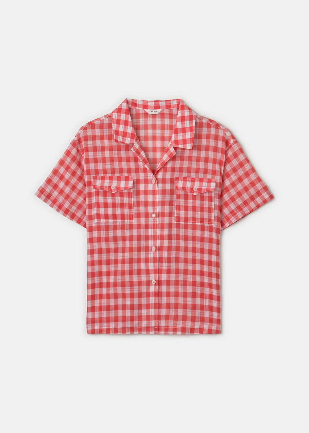 더라이 Pocket Half Sleeve Shirt(Red) 상품 이미지 1