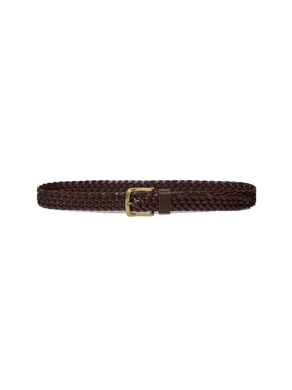 G CLASSIC BRAIDED BELT (BROWN)