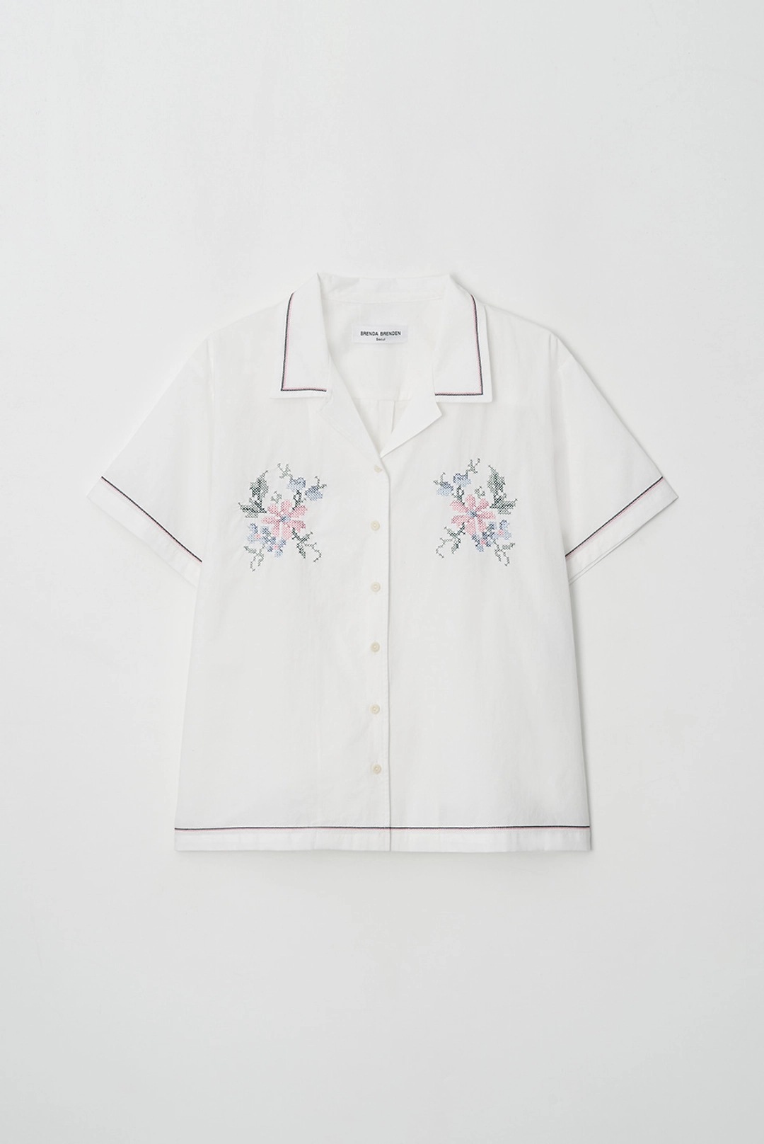 브렌다 브렌든 vanves shirts - white 상품 이미지 1