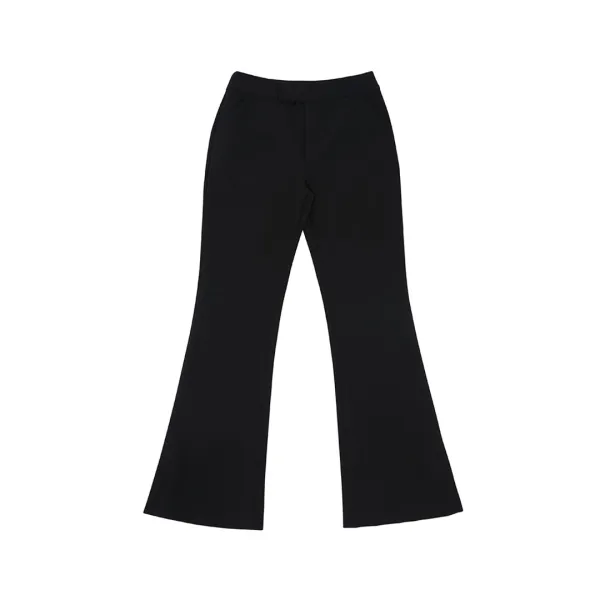 Nylon Bootcut Pants (ebony black)