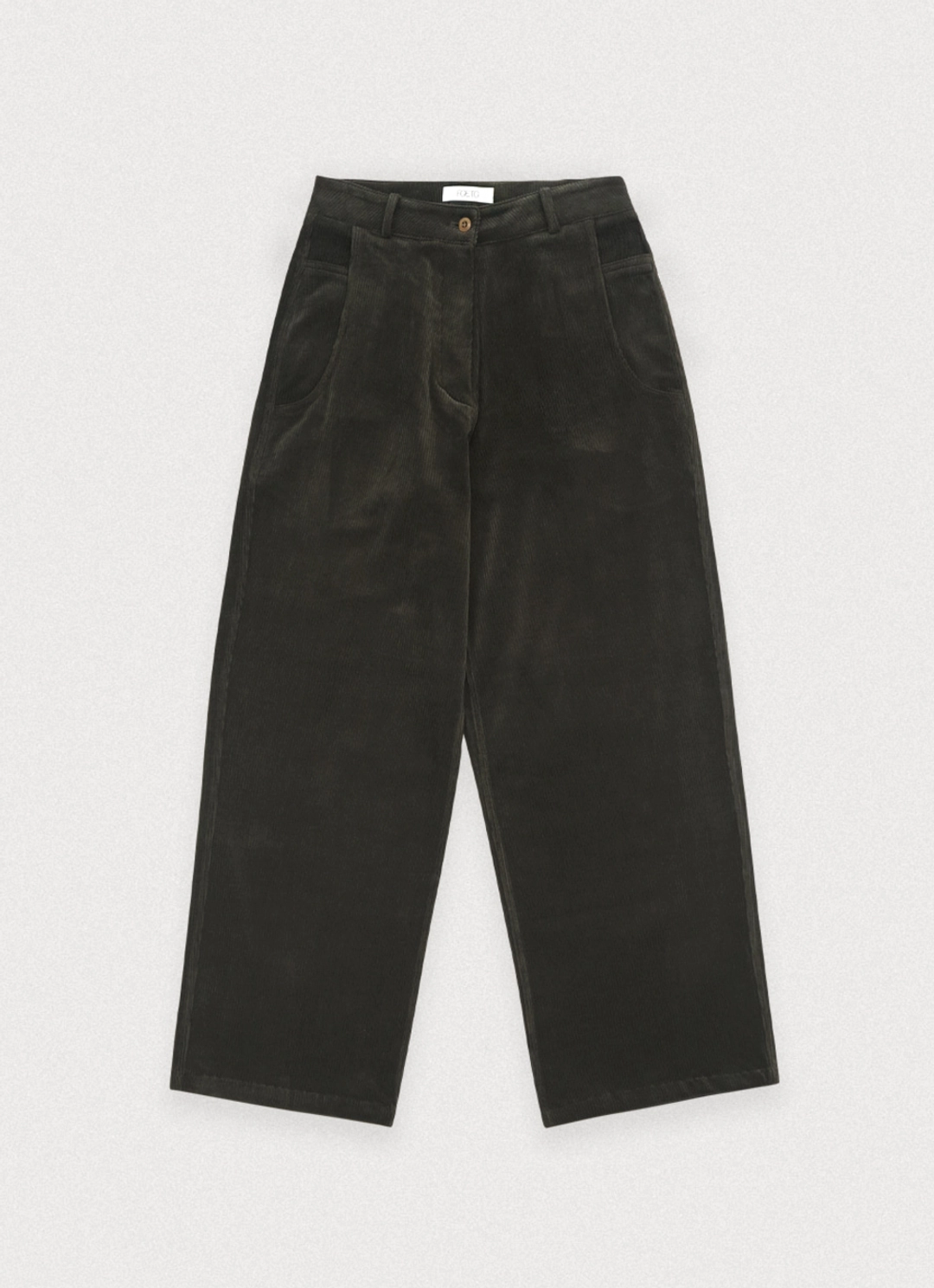 포에토 [2nd] Build corduroy pants - deep khaki 상품 이미지 3