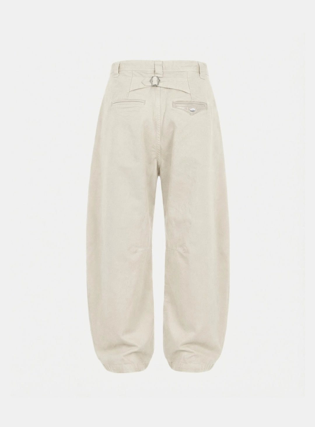 배드블러드 [w-pts26-006] Mystic Formal Curved Chino Pants - Cream 상품 이미지 2