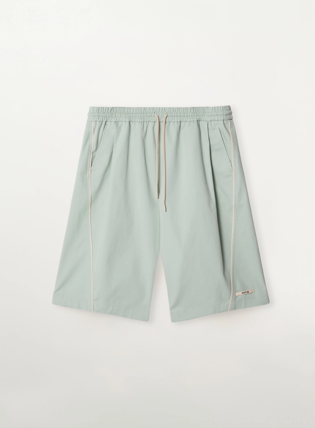 세터 Side Tuck Curved Bermuda Pants - Mint 상품 이미지 1