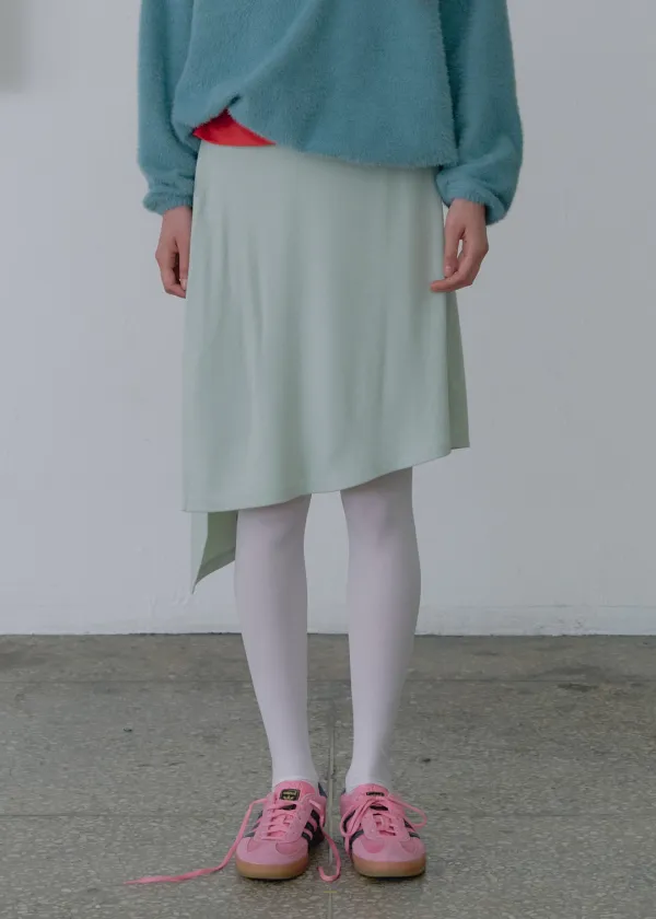 Button Layered Midi Skirt_6Color