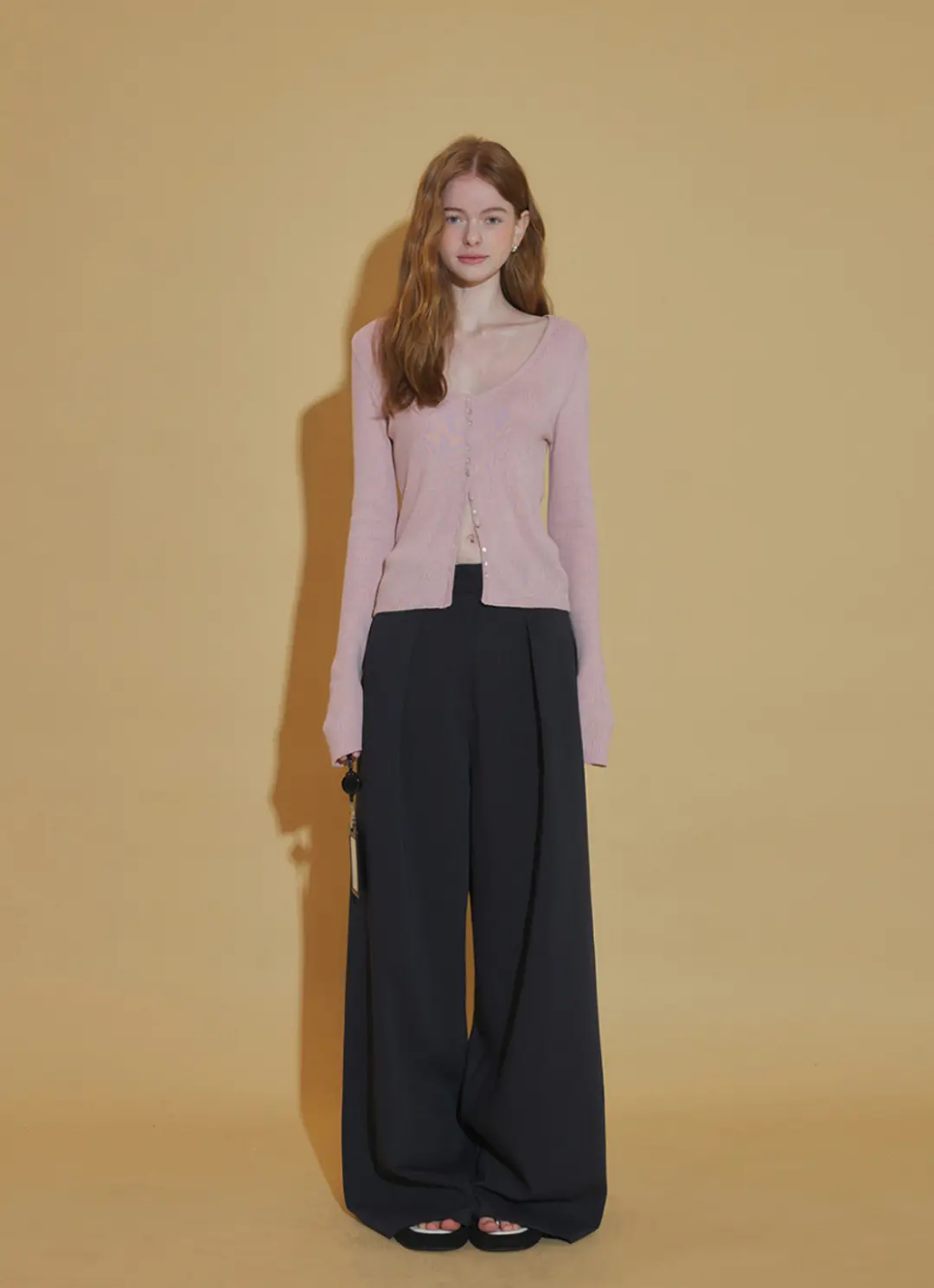 오디에스 Limited U Neck Cardigan (Dried Pink) 상품 이미지 2
