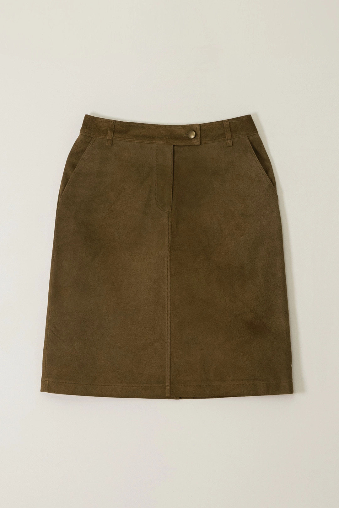 세이지먼트 SUEDE HALF SKIRT_BROWN 상품 이미지 3