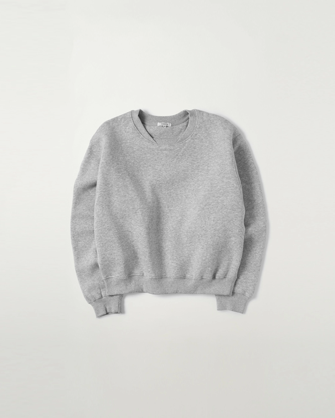 누아르나인 Basic Fluff Sweatshirt [GREY] 상품 이미지 1