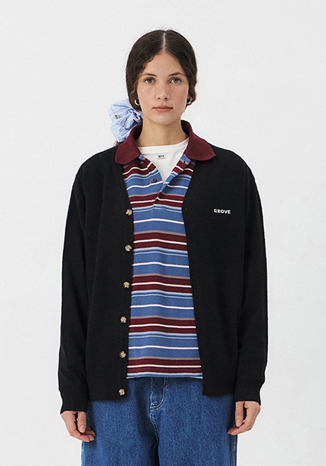 그로브 CARELL STRIPE LS PIQUE SHIRT 상품 이미지 2