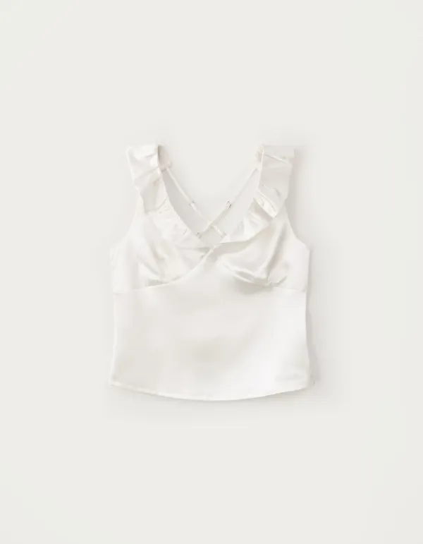 [Release] Elia Satin Blouse - Ivory