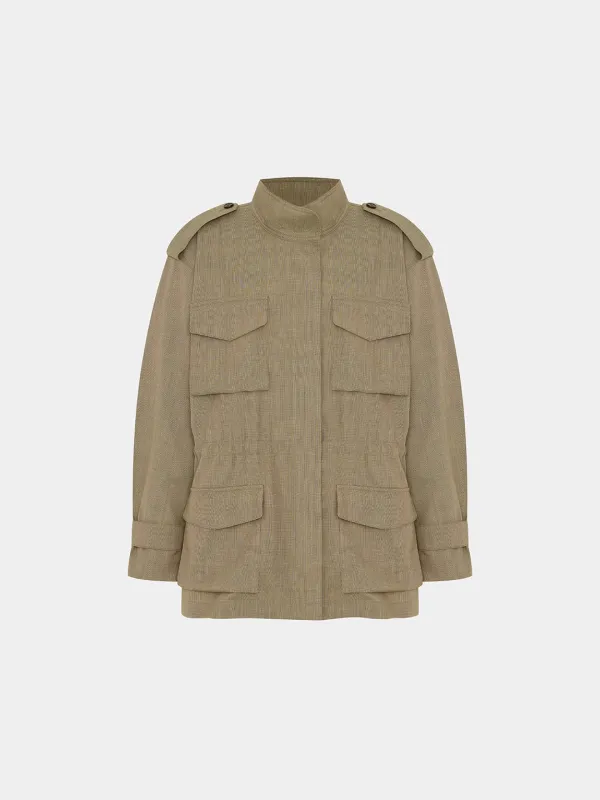 Jenson wool blended safari pocket JP
