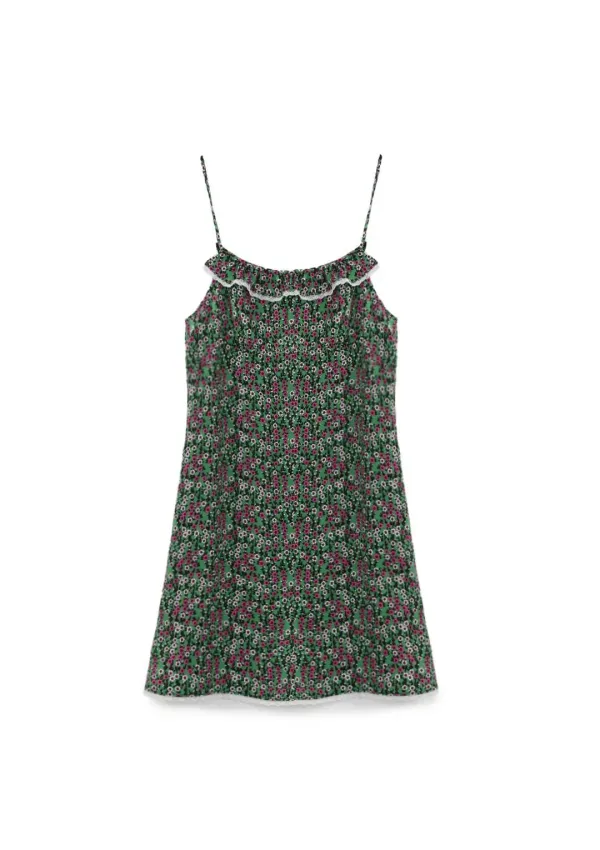 Mused Floral Mini Dress - Pink Floral (Italian)