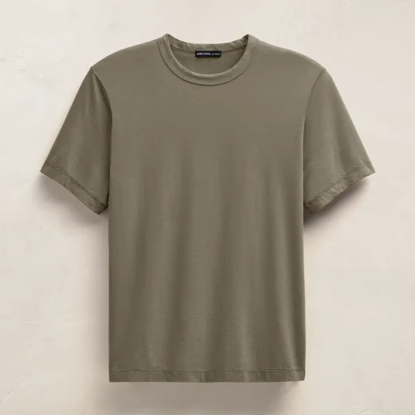 Heavy Luxe Jersey Crew - Birch
