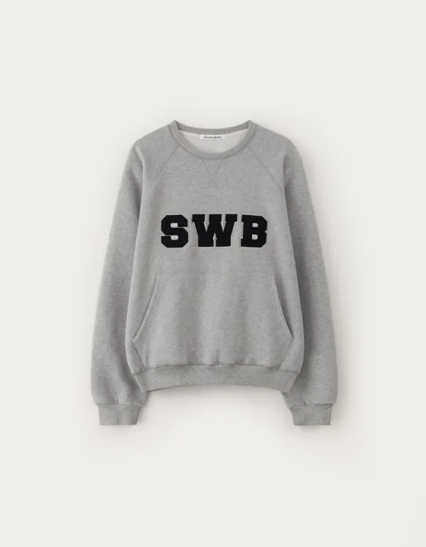 SWB Corduroy Logo Sweatshirt - Grey
