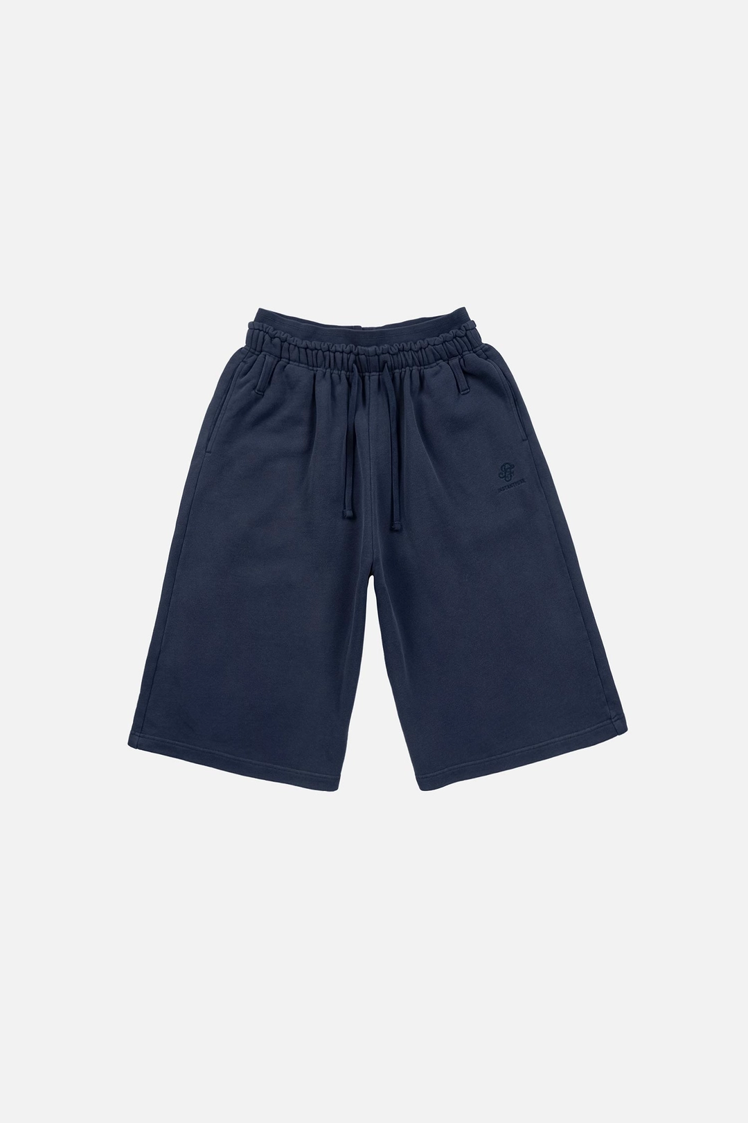 인스턴트펑크 WASHED DOUBLE WAIST BURMUDA PANTS - NAVY 상품 이미지 1