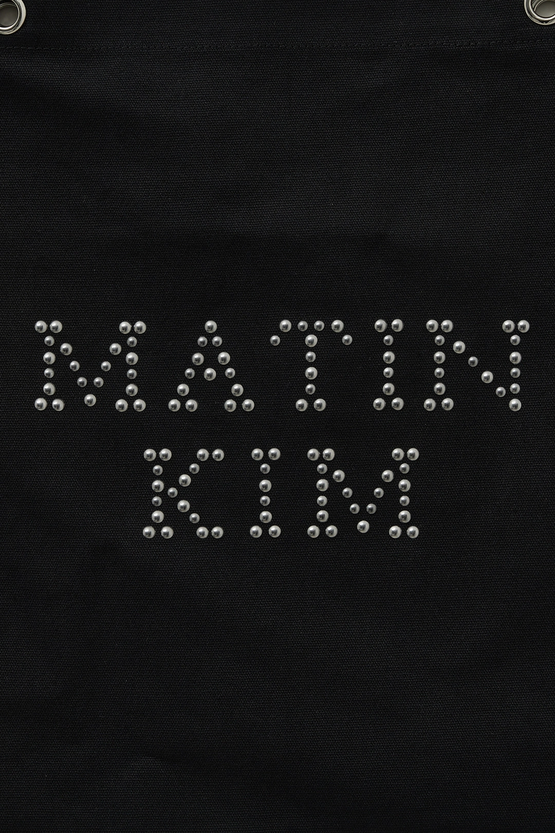 마뗑킴 MATIN LOGO STUD ECOBAG IN BLACK 상품 이미지 2