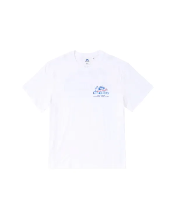 B&Y X HS Ribbon Logo T-Shirt_White