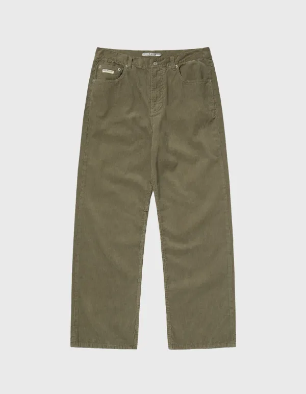 CREST WASHED CORDUROY PANTS / Khaki