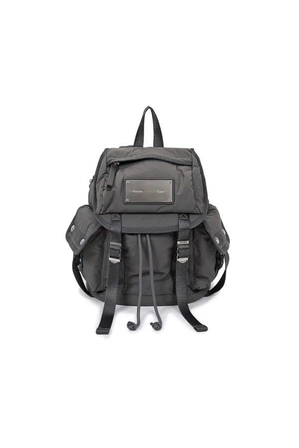 MATIN POCKET UTILITY SMALL BACK PACK IN CHARCOAL