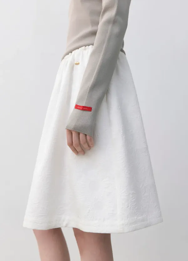 (SK-4993)FLEUR BANDING HOOL SKIRT