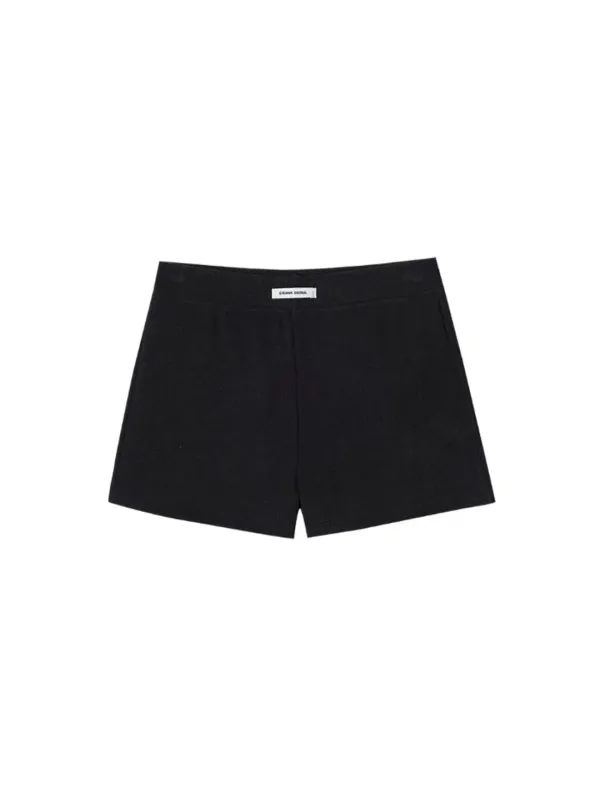 KNIT MICROSHORTS_BLACK
