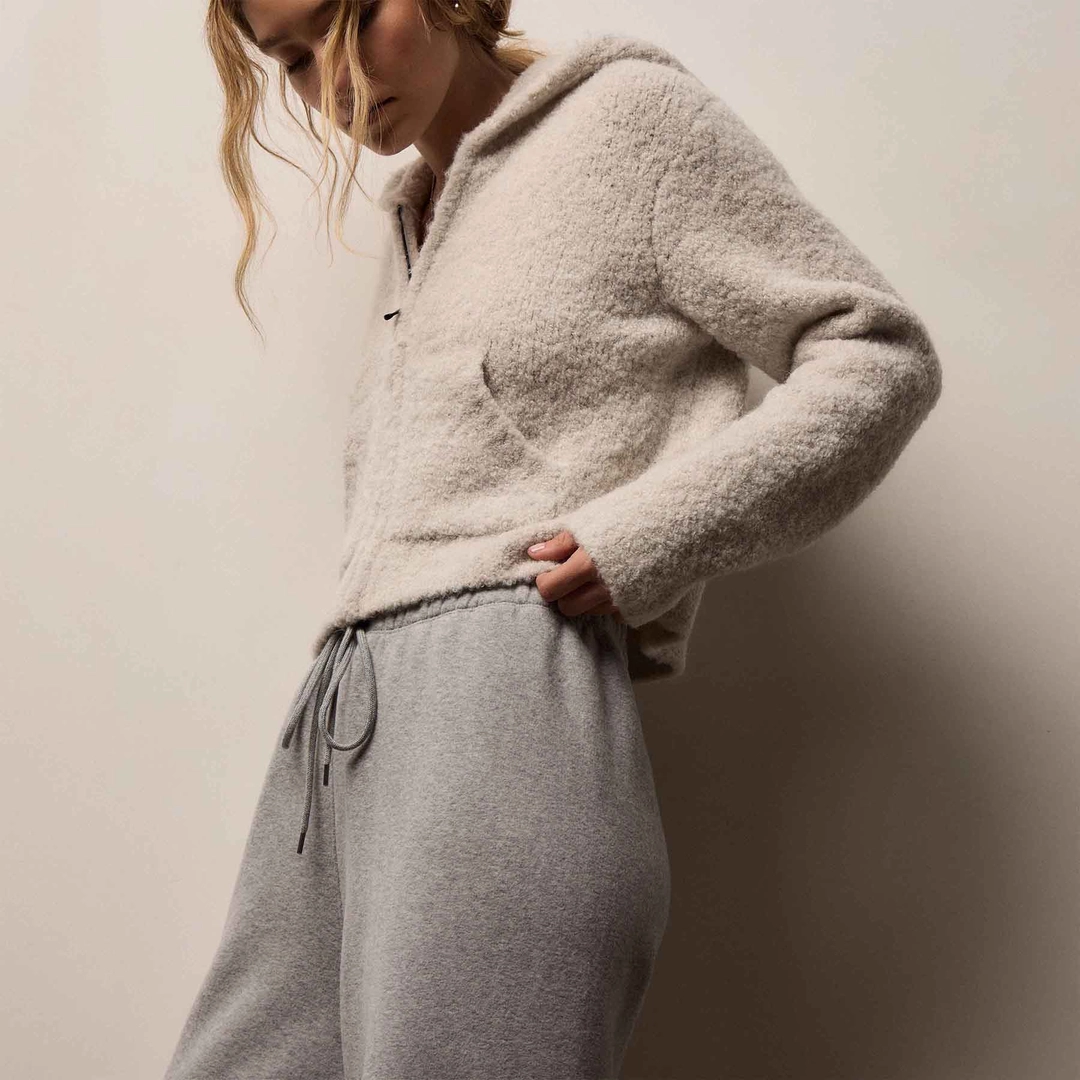 제임스펄스 Cozy Wide Leg Sweat Pant  - Heather Grey 상품 이미지 2