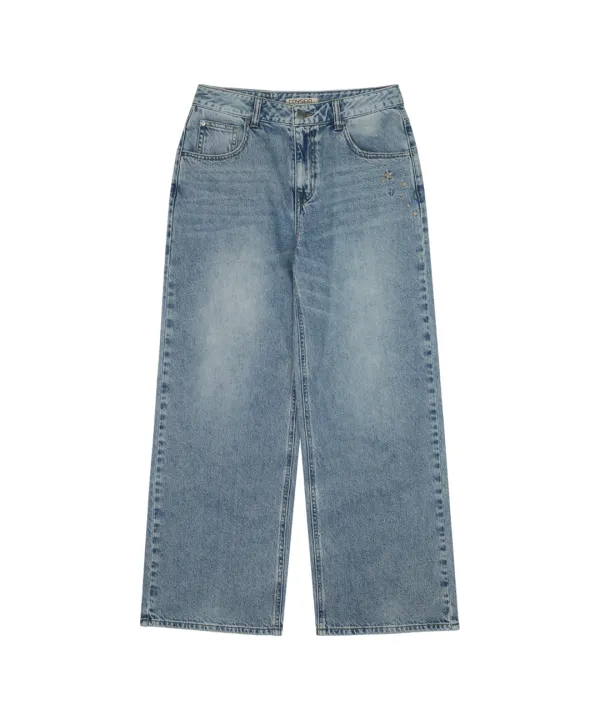 STARDUST DENIM PANTS BLUE