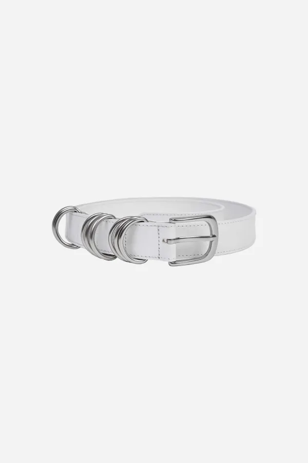 Layered Ring Belt _ White