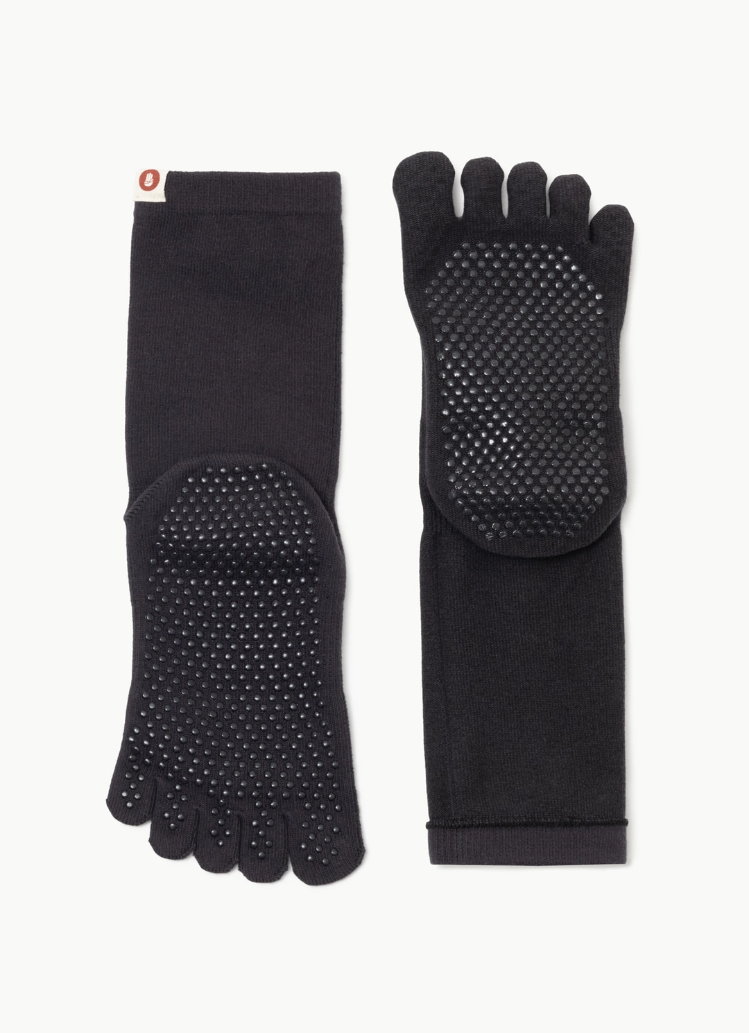 부디무드라 BM middle toe socks_Charcoal 상품 이미지 1