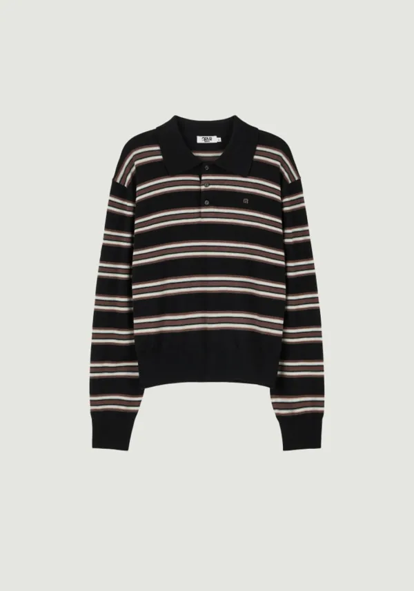 26FW TESSA STRIPE COLLAR KNIT