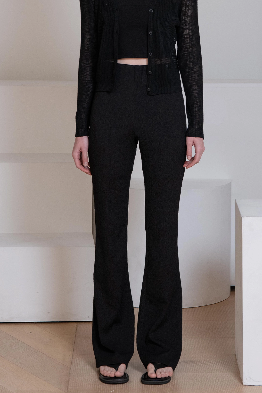 오브오브 Summer Bell Pants_Black 상품 이미지 2