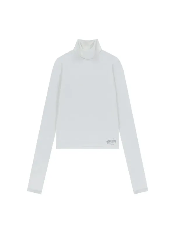 TM ESSENTIAL TURTLE NECK TOP [WHITE]