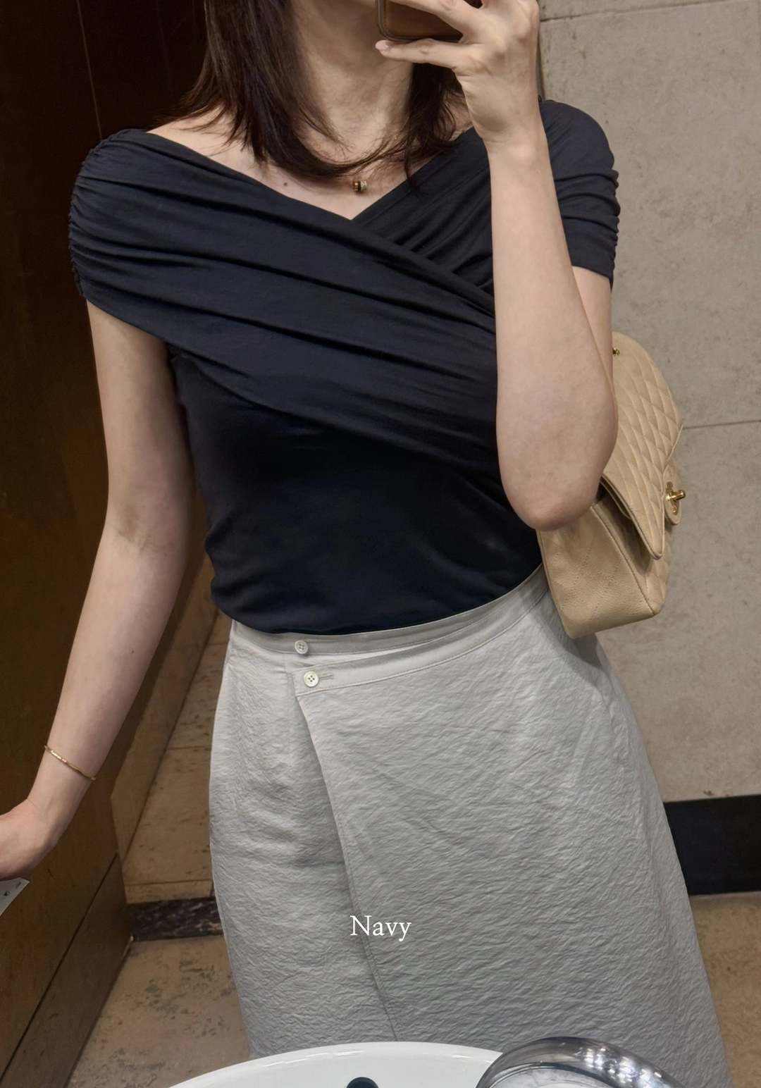 엘로주 Rowan Shirring Off-Shoulder Top 상품 이미지 3