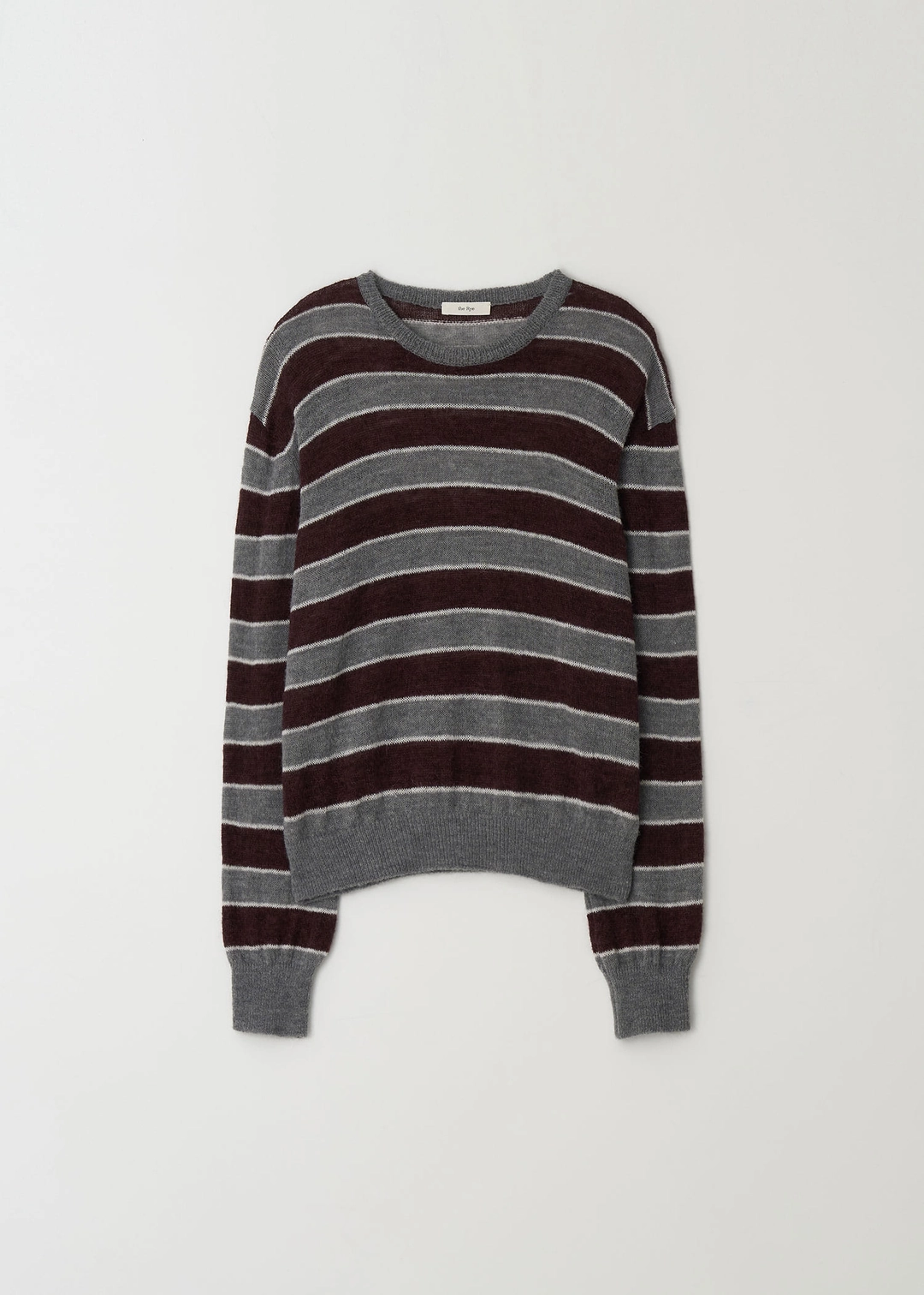 더라이 Stripe Round Knit(Grey) 상품 이미지 3