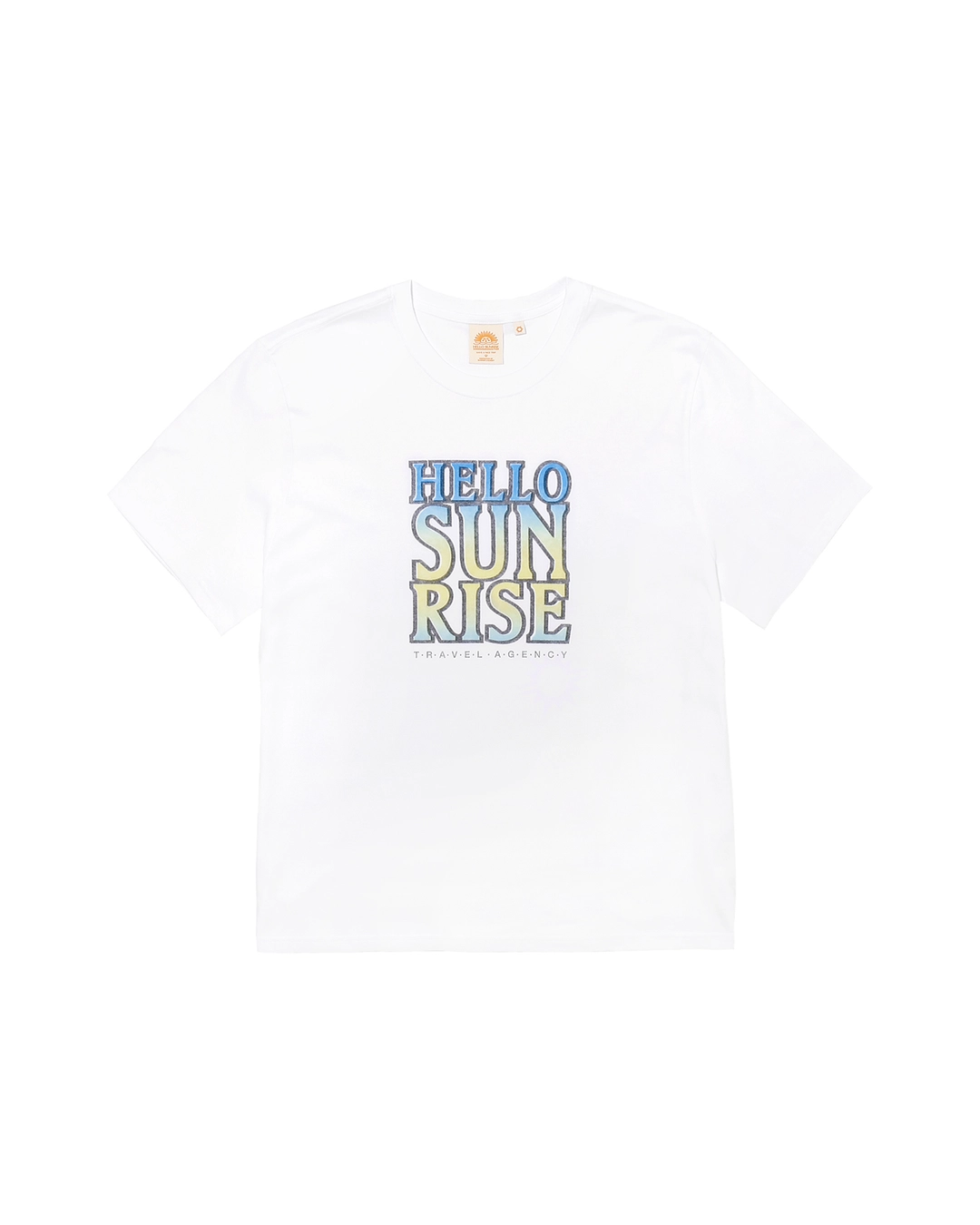 헬로선라이즈 Hello Sunrise Gradient Typo Tee_White 상품 이미지 2