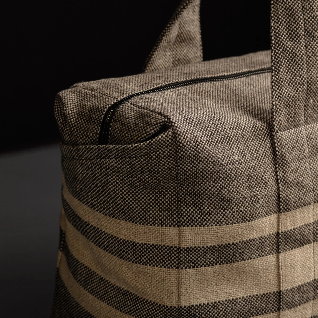 제임스펄스 Montecito Weekend Bag - Black/Beige 상품 이미지 3