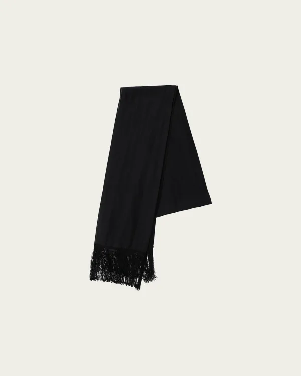 Ril Tassel Scarf - Black