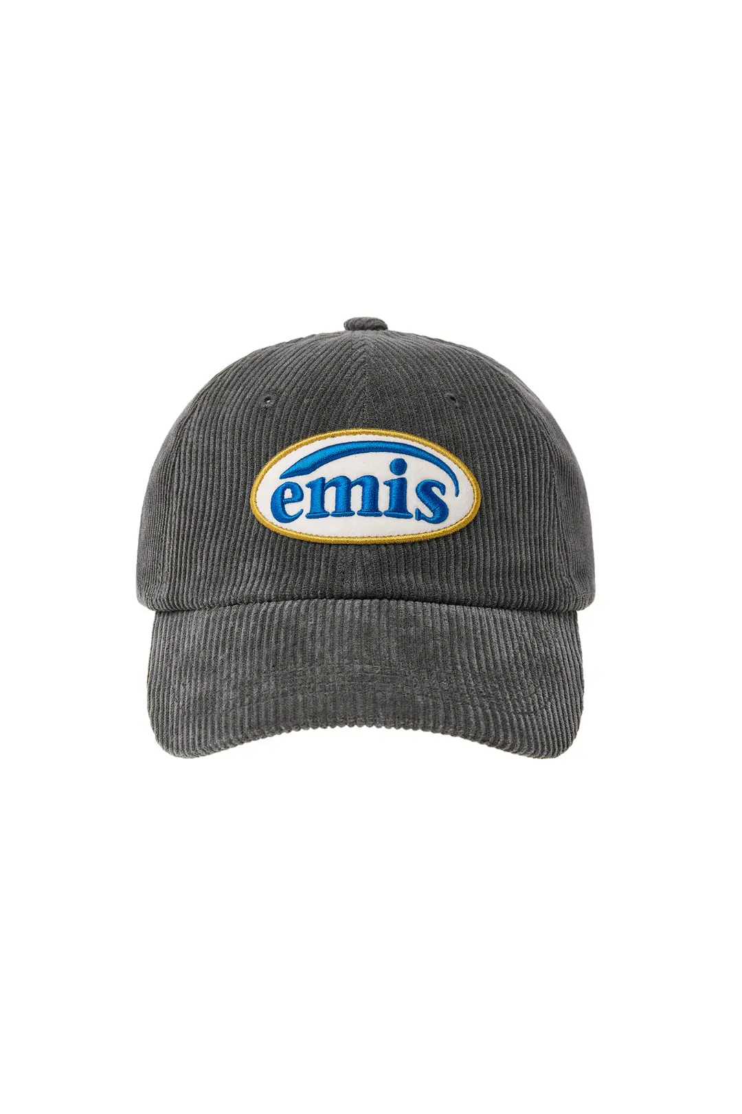 이미스 CORDUROY WAPPEN BALL CAP (RENEWAL)-CHARCOAL 상품 이미지 1