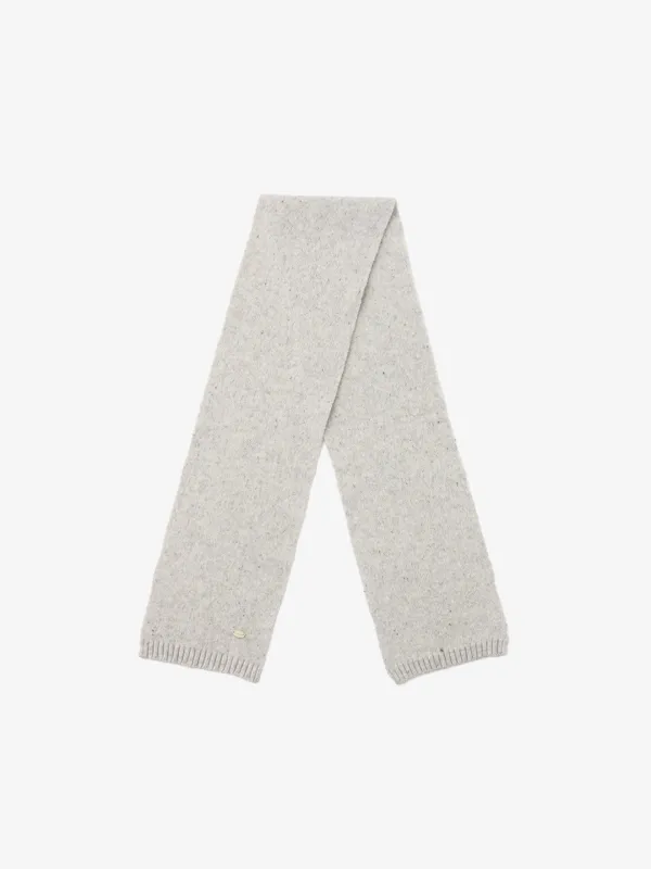 LUMI bokachi wool knit muffler_gray
