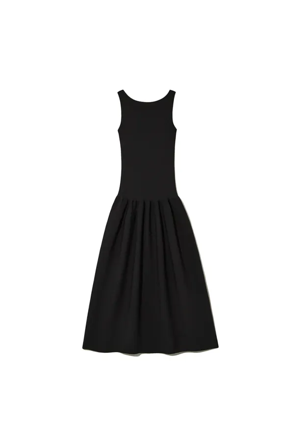 SERENE KNIT DRESS [BLACK]