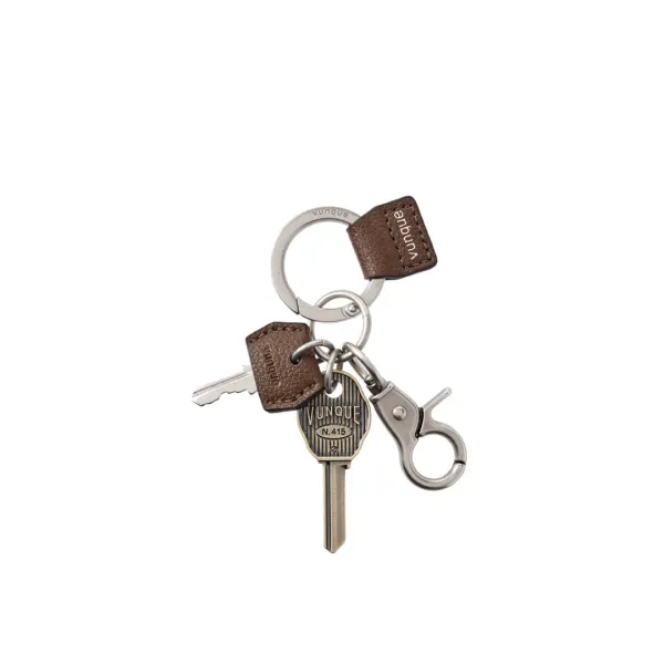 Leather Multi Key Charm (레더 멀티 키 참) Brown